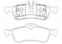 Brake Pad Set, disc brake 2404301 Textar