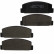 Brake Pad Set, disc brake 24045.130.1 Zimmermann