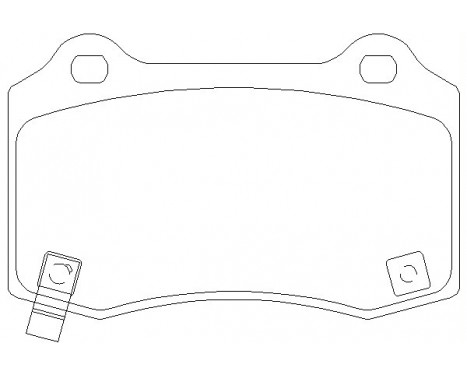 Brake Pad Set, disc brake 2407601 Textar