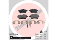 Brake Pad Set, disc brake 24077.190.4 Zimmermann