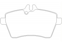 Brake Pad Set, disc brake 2407701 Textar