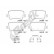 Brake pad set, disc brake 24086 00 704 10 Breck