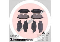 Brake Pad Set, disc brake 24087.175.1 Zimmermann