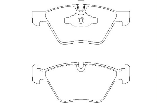 Brake Pad Set, disc brake 2409601 Textar