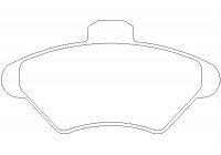 Brake Pad Set, disc brake 2409901 Textar