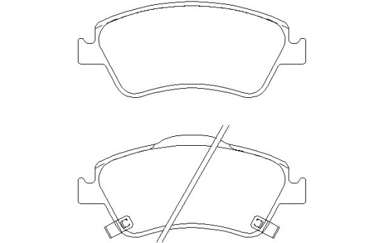 Brake Pad Set, disc brake 2412201 Textar