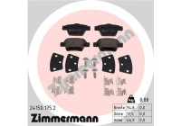 Brake Pad Set, disc brake 24150.175.2 Zimmermann