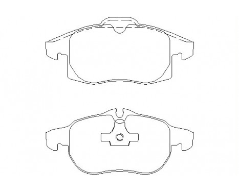 Brake Pad Set, disc brake 2415501 Textar