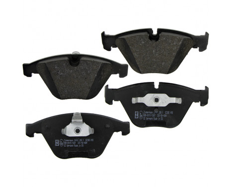 Brake Pad Set, disc brake 24161.200.1 Zimmermann