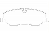 Brake Pad Set, disc brake 2419101 Textar