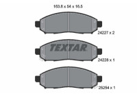 Brake Pad Set, disc brake 2422704 Textar