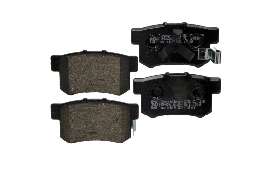 Brake Pad Set, disc brake 24231.150.1 Zimmermann
