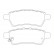 Brake Pad Set, disc brake 2424001 Textar