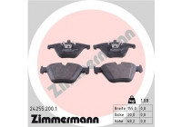 Brake Pad Set, disc brake 24255.200.1 Zimmermann