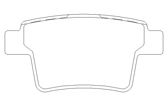 Brake Pad Set, disc brake 2426001 Textar