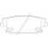 Brake Pad Set, disc brake 2426601 Textar