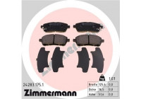 Brake Pad Set, disc brake 24283.175.1 Zimmermann