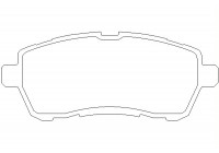 Brake Pad Set, disc brake 2428302 Textar