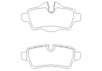 Brake Pad Set, disc brake 2428901 Textar