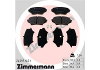 Brake Pad Set, disc brake 24297.145.1 Zimmermann