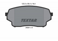 Brake Pad Set, disc brake 2430101 Textar
