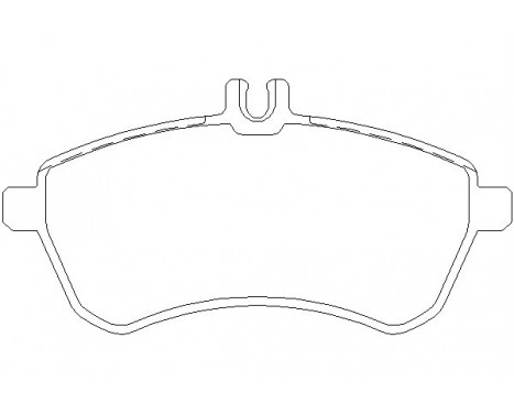 Brake Pad Set, disc brake 2430601 Textar