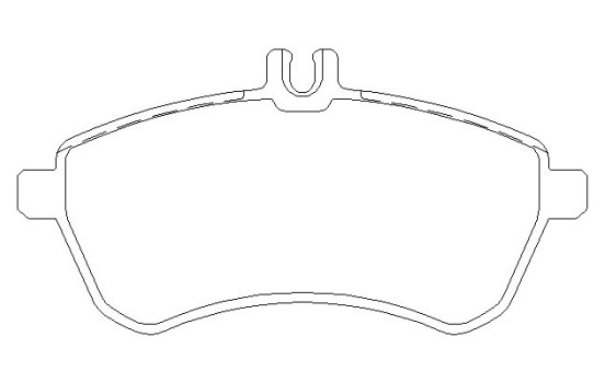 Brake Pad Set, disc brake 2430601 Textar