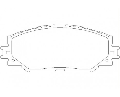 Brake Pad Set, disc brake 2433601 Textar