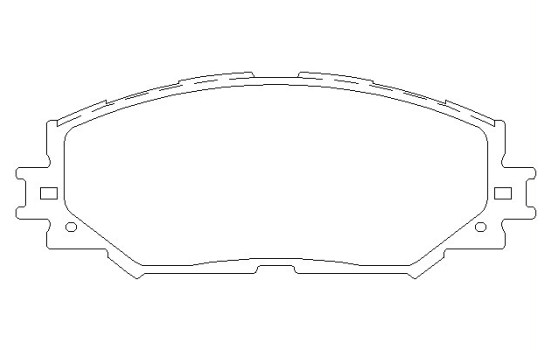 Brake Pad Set, disc brake 2433601 Textar
