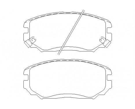 Brake Pad Set, disc brake 2437501 Textar