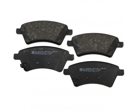 Brake Pad Set, disc brake 24391.160.1 Zimmermann