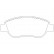 Brake Pad Set, disc brake 2439301 Textar