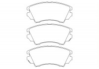 Brake Pad Set, disc brake 2441201 Textar