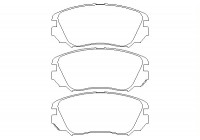 Brake Pad Set, disc brake 2441501 Textar