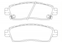 Brake Pad Set, disc brake 2444501 Textar