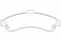 Brake Pad Set, disc brake 2444801 Textar