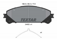 Brake Pad Set, disc brake 2445201 Textar