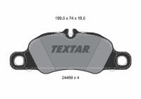Brake pad set, disc brake 2445901 Textar