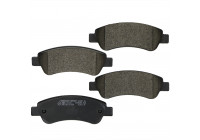 Brake Pad Set, disc brake 24465.190.2 Zimmermann