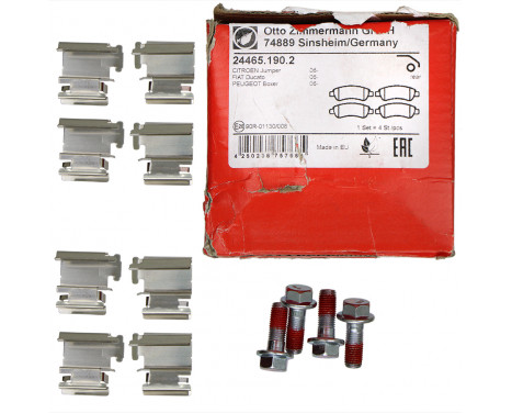 Brake Pad Set, disc brake 24465.190.2 Zimmermann, Image 2