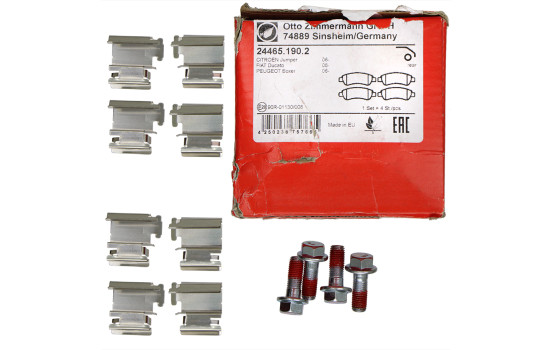 Brake Pad Set, disc brake 24465.190.2 Zimmermann, Image 2