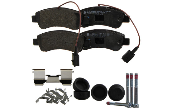 Brake Pad Set, disc brake 24465.190.4 Zimmermann