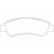 Brake Pad Set, disc brake 2446501 Textar