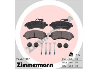 Brake Pad Set, disc brake 24466.190.1 Zimmermann