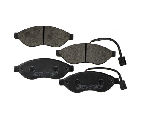 Brake Pad Set, disc brake 24468.190.3 Zimmermann