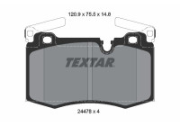 Brake Pad Set, disc brake 2447801 Textar
