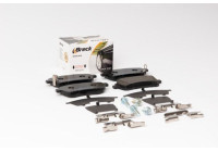 Brake pad set, disc brake 24483 00 704 10 Breck