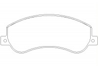 Brake Pad Set, disc brake 2448401 Textar