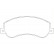 Brake Pad Set, disc brake 2448401 Textar