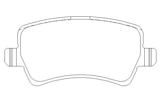 Brake Pad Set, disc brake 2449602 Textar
